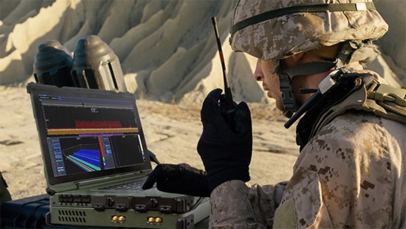 Analyseur de spectre en temps réel pour les militaires