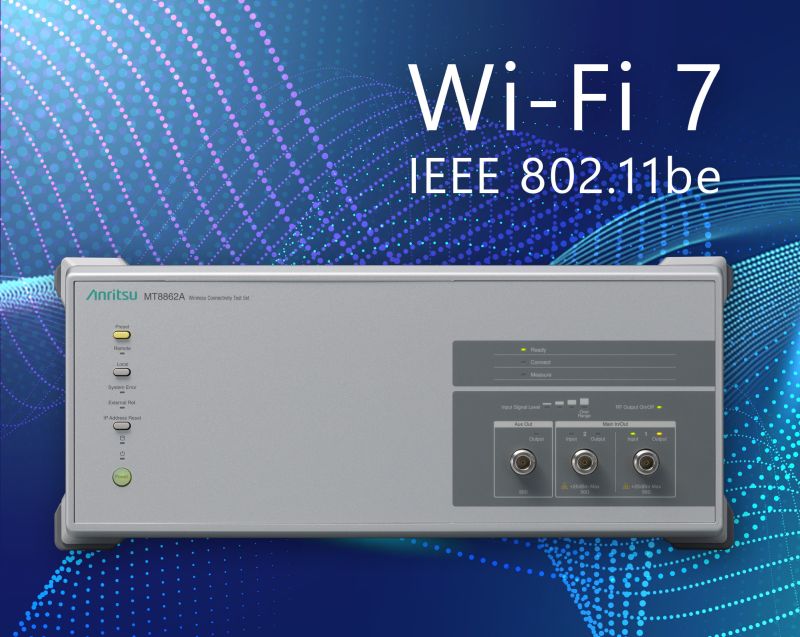 Le testeur WLAN mesure les dispositifs Wi-Fi 7 MIMO 2×2