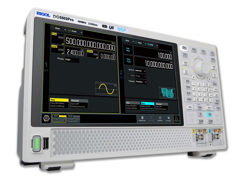 Rigol Technologies étoffe son offre de générateurs et d’oscilloscopes