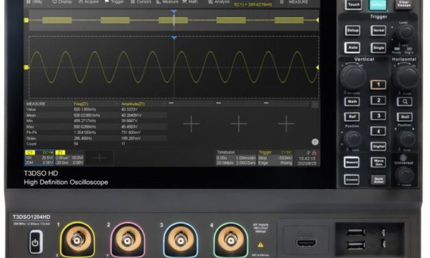 Oscilloscopes numériques 12 bits 100 et 200 MHz