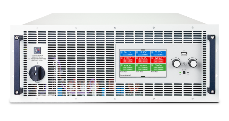 Tektronix lance des alimentations DC bidirectionnelles à triple sortie