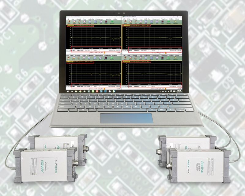 Les analyseurs de réseau vectoriels 1 port intègrent le balayage simultané